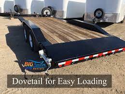 The deposit will be returned to you within 14 days if the unit is brought back clean, undamaged, and all fuel. 2 Car Trailer Rental Big Trailer Rentals