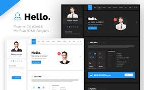 This resume website template is based on wordpress, so you know that ther is no need to have this resume website template is responsive and flexible, making sure your page looks great on all. Hello Resume Cv Vcard Portfolio Html Website Template