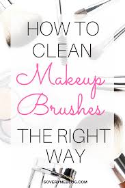 How To Clean Makeup Brushes At Home Using Dawn And Olive Oil This Easy Tutorial Will Show How To Clean Makeup Brushes How To Wash Makeup Brushes Clean Makeup