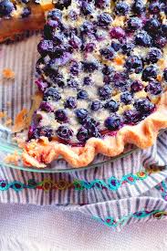 The pastry should be pale golden and the filling soft when pierced with a knife. Homemade Blueberry Custard Pie Bunny S Warm Oven