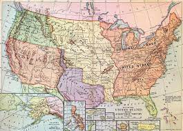Western Expansion Map United States Map North America Map