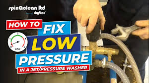 If the pump is more than a few years old, and you use the pressure washer fairly often, replace the pump assembly. How To Resolve A Low Pressure Problem On A Jet Pressure Washer Youtube