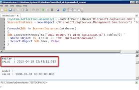 Check Dbcc Checkdb Last Execution Using Powershell Execution Sql Server Administration
