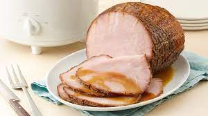 How to cook a spiral ham in crockpot if you have a large ham cooking low and slow in the oven, where do you cook all of your. Slow Cooker Maple Brown Sugar Ham Recipe Pillsbury Com