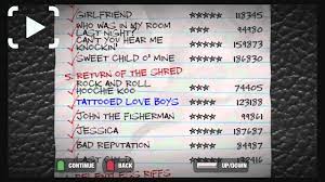 Guitar Hero 2 Song List Youtube