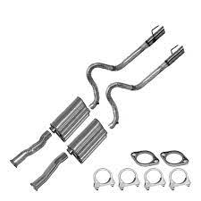 2001 Ford Mustang Gt Coupe 4 6l Resonator Muffler Pipe Exhaust System Kit Mustang 484 41