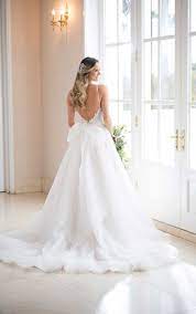 Romantic Boho Ballgown Wedding Dress Stella York Wedding Gowns Bow Wedding Dress Stella York Wedding Dress Ball Gowns Wedding
