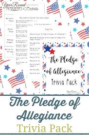O beautiful for spacious skies, for amber waves of grain, for purple mountain majesties above the fruited plain! The Pledge Of Allegiance Trivia Pack Year Round Homeschooling