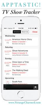 Apptastic Tv Show Tracker Strange Charmed Iphone Instagram Tv Shows Tracker