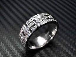 14k White Gold Mens Diamond Wedding Band Mens Diamond Wedding Mens Diamond Wedding Bands Diamond Wedding Bands