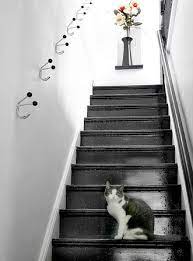White Walls Black Stairs Black Stairs Stairs Stair Decor