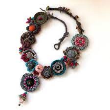 Pin On Fiber Jewelry