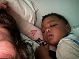 Happy child waiting for the bus and going to school