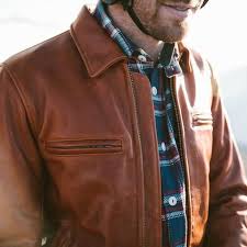 The Moto Jacket In Whiskey Steerhide Alternate View Leather Jacket Men Leather Jacket Mens Casual Outfits