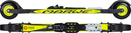 Transcript all right guys, we're going to talk about how to stop smoothly, okay? Marwe Professional Roller Skis
