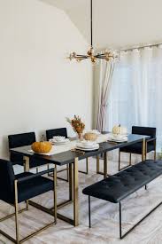 A Stunning Sturdy Dining Table You Ll Love For Years Color Chic In 2020 Modern Dining Room Tables Minimalist Dining Room Gold Dining Room