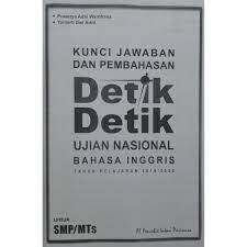 Kunci jawaban lks ekcellent bahasa inggris kelas xii chocolate. Eceran Detik Detik Un Smp Mts Inggris 2020 Intan Pariwara Fc Kunci Shopee Indonesia