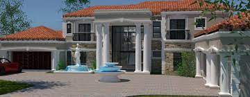 This 5 Bedroom House Plan Design Features 5 Bedrooms And Several Reception Areas House Designs A House Plans For Sale Unique House Plans 5 Bedroom House Plans