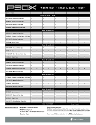 P90x Workout Sheets Beachbodycom Pdf P90x Workouts