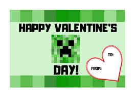 Play the best free online action games. Minecraft Valentines Printables For Kids Originalmom