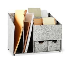 Make the simple stencils using painters tape. Brokers Galvanized Multi Desk Organizer Pottery Barn