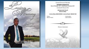 Funeral Service of Warren Hendricks