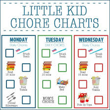 Kids Chore Chart Clipart Clipart Images Gallery For Free
