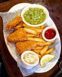 Vegan Disney Food On Instagram Theme Park Epcot Location Rose Crown Dining Room Dish Vegan Fish Chips P In 2021 Vegan Fish And Chips Food Vegan Fish