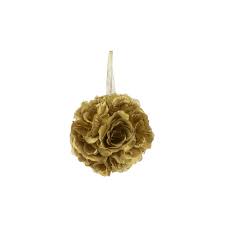 Maybe you would like to learn more about one of these? Mega Crafts Gold Artificial Rose Pomander Kissing Ball 6 Inch Hanging Ribbon Fabric Flower Decor Wedding Receptions Party Decorations Backdrop Wall Event Planning Birthdays Baby Showers Silk Flower Arrangements