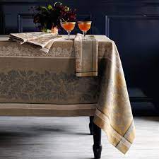 Williams sonoma linen double hemstitch table runner sage 16 x 108 nwt. Acorn Harvest Jacquard Tablecloth Williams Sonoma