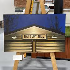 Battery Hill' original painting by Ricky Drew