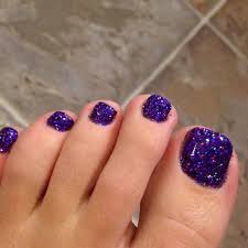 This is a real cute nail design for any young girls who want to have some fun with their manicure. 35 Stylish Purple Nail Art Designs For Toe Nails