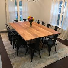 Table 40 inches by 65 expands to 85 inches. White Oak Dining Table Johnson Company Woodworking Johnson Company Woodworking
