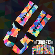 Lebron X Prism Nike Elite Nike Elite Socks Custom Custom Nike Elites Nike Elite Socks