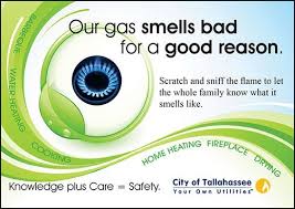 Scratch and sniff cards that smell like natural gas, so that homeowners can become more alert to potentially fatal gas leaks. Natural Gas Scratch Sniff Promo Printing Group