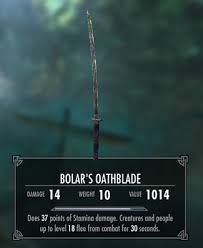 Bolar S Oathblade The Elder Scrolls V Skyrim Wiki Guide Ign This is a completionist playthrough of skyrim on legendary difficulty, further subject to my own. elder scrolls v skyrim wiki guide ign