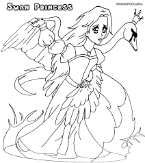 Tired of buying coloring books that your child draws one mark on and is done? Swan Princess Coloring Pages Coloring And Drawing