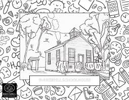 Have fun with your kids as you create unique school house coloring pages for family, friends, teachers, and. Coloring Pages The Red Mill Museum Village