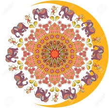 Image result for indian motifs against white background