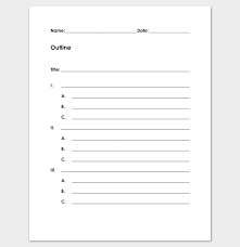 ‡this paper was accepted by elja arjas, executive editor for the bernoulli. Blank Outline Template For Kids Notes Template Concept Map Template Research Paper Outline Template