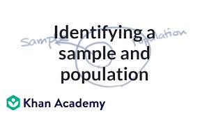 As we've mentioned before, it's quite important to make a research methodology properly. Identifying A Sample And Population Video Khan Academy