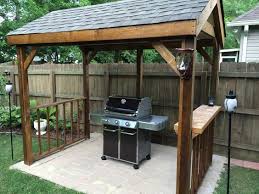 Since if you come up with a diy grill, it might look better in your backyard because it is specific to the terrain and the overall existing design of your outdoor space. Grill Gazebo Outdoor Grill Station Grill Gazebo Bbq Gazebo