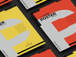 18x24 Grid Poster Mockup For Branding Poster Mockup In 2020 Poster Mockup Grid Poster Branding