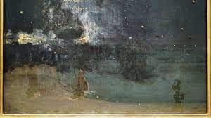 On another wall in the gallery, ruskin encountered whistler's nocturne in black and gold, the falling rocket (1875). Whistler Nocturne In Black And Gold The Falling Rocket Smarthistory