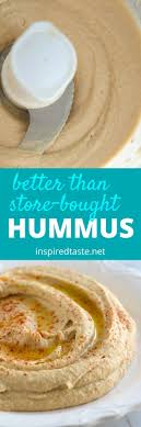 Easy Hummus Better Than Store Bought Recette Recette De Houmous Legumineuses Recettes Recette