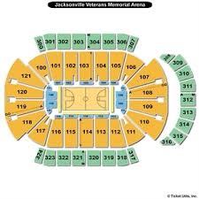 Jacksonville Memorial Arena Concert Seating Chart