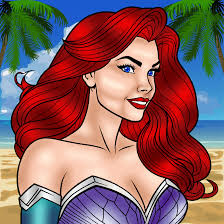 Ariel As Mara From Aquaman 2 Colored by Serena7718