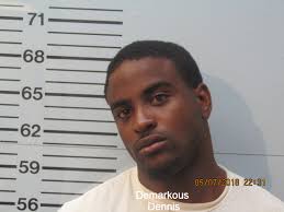 On Monday, May 7, 2018, the Oxford Police Department was called to the  Links Apartments for a reported domestic violence. After investigating,  Demarkous Dennis (25 of Oxford, MS) was arrested for Domestic