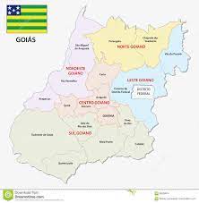 O estado de goiás tem divisa com mato grosso do sul , minas gerais, distrito federal, bahia, tocantins e mato grosso. Mapas Do Estado De Goias Map Brazil Banner