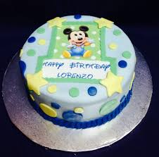 Mickey Mouse Birthday Cake For One Year Old Boy Baby Mickey Mouse Birthday Dolci Torte Compleanno